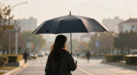 Autonomous Flying Umbrella Follows And Shields Users From Rain And Sunlight