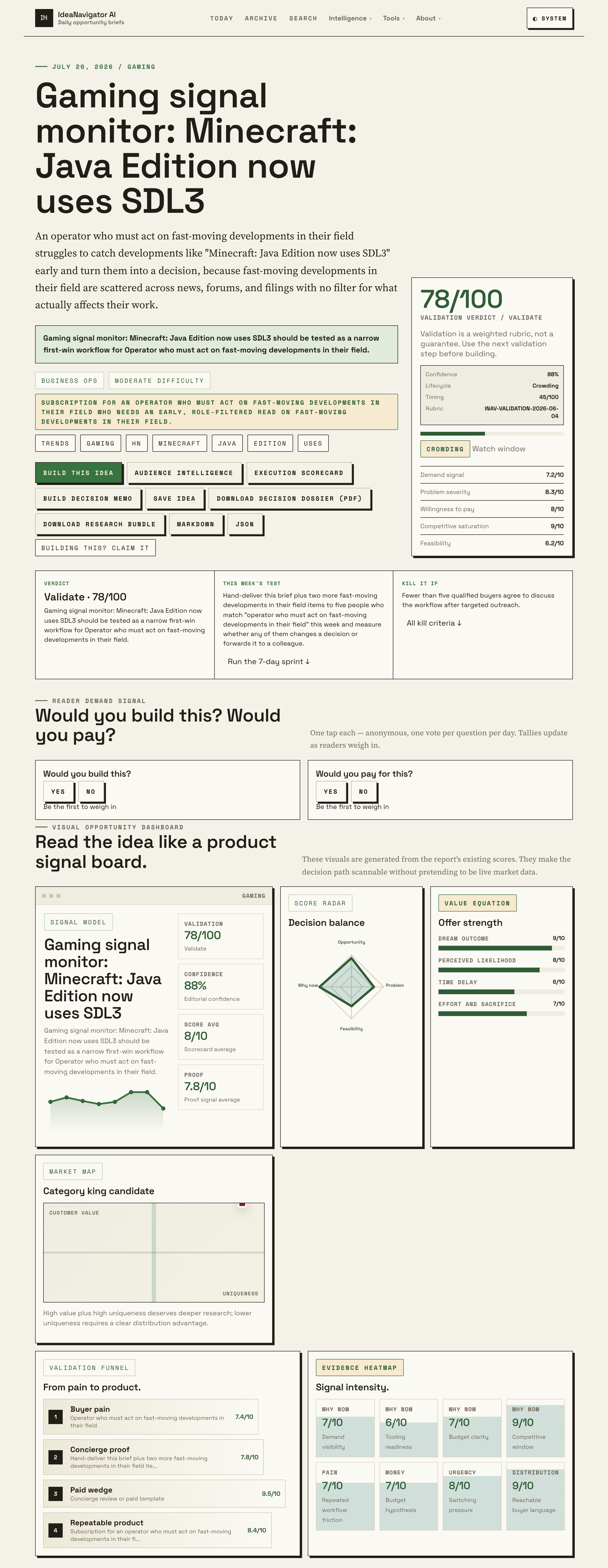 Minecraft Java Edition's Signal Monitoring System: Powered By SDL3